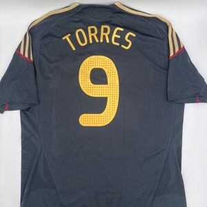 Torres #9 Liverpool 2009/2010 Away ORIGINAL Adidas Rare Soccer Jersey (XL)